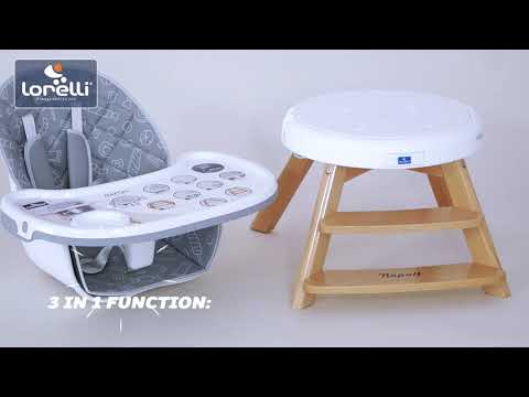 Стул для кормления розовый 3в1 Lorelli Napoli, бесплатная доставка - фото 1 - id-p1499960206