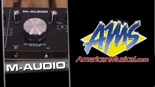 Video thumbnail for M-Audio M-Track 2x2 Overview - M-Audio M-Track 2x2 USB Audio Interface by American Musical Supply