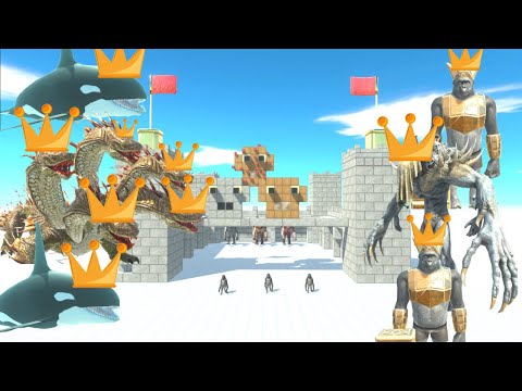 KING SCOURGE BROTHERS + GHOR BROTHERS + X3 PRIMATES VS QUEEN HYDRA SISTERS + ORCA SISTERS  - ARBS