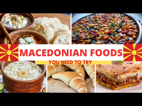 Macedonia Foods | 🇲🇰 | Top Traditional Macedonian Foods | Macedonian Cuisine