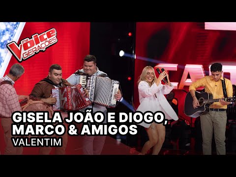 Gisela João e Diogo, Marco & Amigos - "Valentim" | Provas Cegas | The Voice Gerações 2025