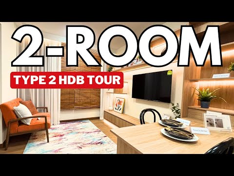 🇸🇬 2026 HDB Tour: 2-Room Flexi Type 2 BTO Showroom Interior Design Singapore