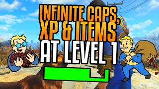 FALLOUT 4 | INFINITE XP, CAPS, AND ITEMS | WORKING AFTER UPDATE 2024