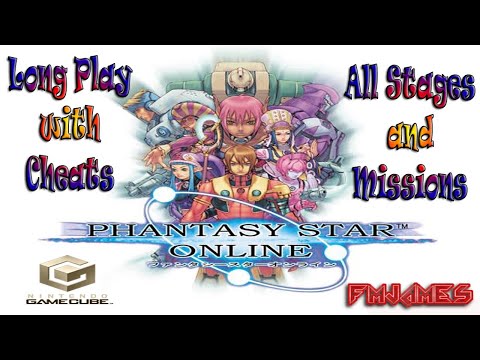 Phantasy Star Online episode 1 & 2 LongPlay Gamecube Retro Gaming with Cheats | All Missions & Stage