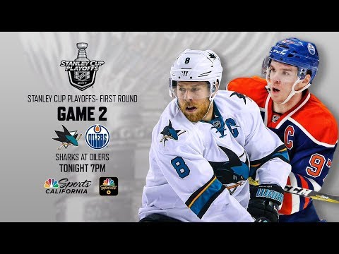San Jose Sharks vs. Edmonton Oilers. Game 2 (14.04.2017) Highlights