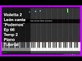 Violetta: León canta ¨Podemos¨ Piano Tutorial cover ...