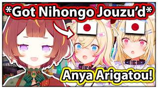 FUWAMOCO Got Nihongo Jouzu'd by Anya 【Hololive】