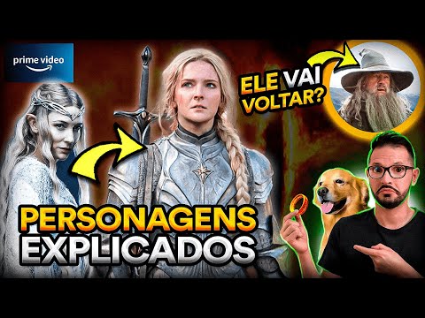 SENHOR DOS ANEIS DA AMAZON | Conheça os PERSONAGENS e o ELENCO da série | Gandalf vai aparecer? 😱