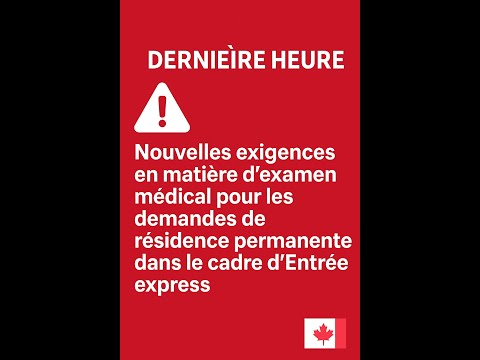 CHOC / Nouvelles règles médicales dans Entree express 2025