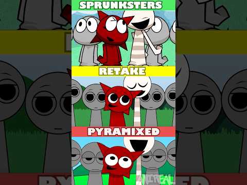 Incredibox Sprunksters MROONA VS Sprunki Retake MROONA VS Sprunki Pyramixed MROONA