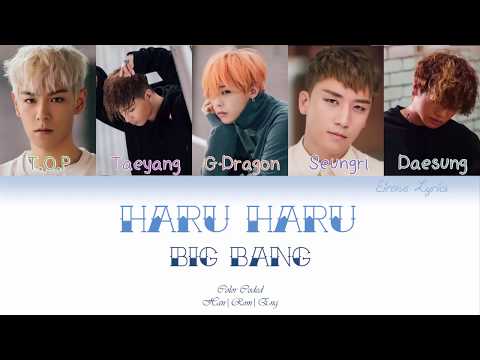 BIGBANG - HARU HARU (Color Coded Han|Rom|Eng Lyrics) | by Eirene Lyrics