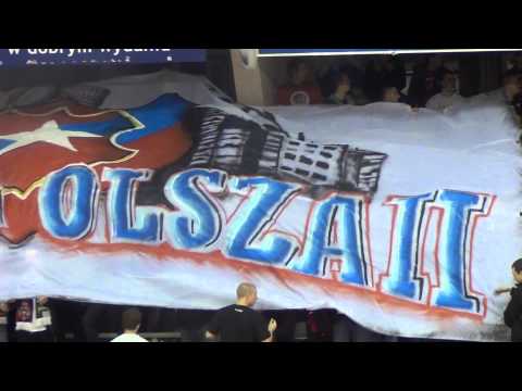 Oprawa na meczu Wisła - Uni Gyor