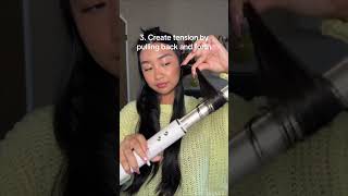 How to get a blowout curl with an air styler #beauty #t3micro #hairtutorial #hairstyle #curlinghair