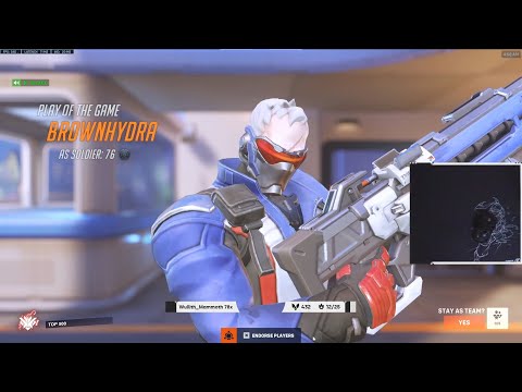 29K DMG! Gale Dominating as Soldier 76 in Overwatch 2 Season 6