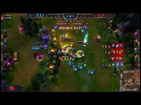 EU VS Korea OGN Insec Lee Sin Game 1 Highlights   LoL Shanghai Allstars 2013 MUST SEE