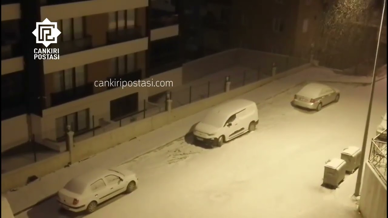 Çankırı’ya Yılın Sonunda Kar Sürprizi: Dört Gözle Beklenen Yağış Geldi