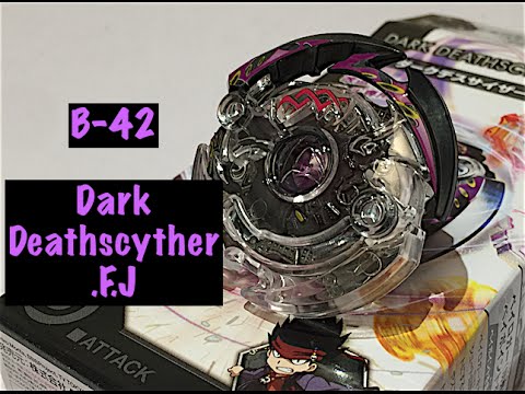 BEYBLADE BURST | (ベイブレードバースト) | B-42 Booster Dark Deathscyther .F.J unboxing/review