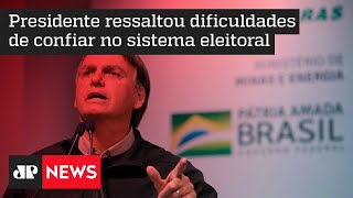 Bolsonaro diz que ‘falta coragem’ ao TSE para cassar sua candidatura
