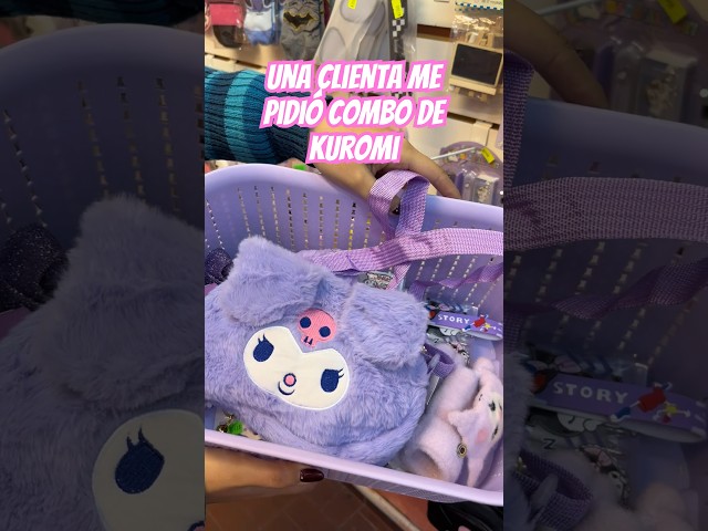 Vídeo relacionado con Get Trend Hello Kitty Sanrio Kuromi Set Papeleria Niña Adolescente Libreta con Estuche Boligrafos Bonitos Pegatinas Kawaii Material Regalos de Anime (Purple Kuromi)