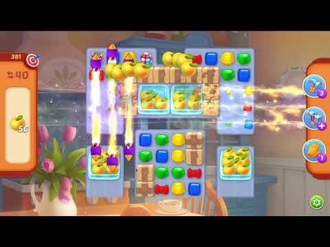 Homescapes level 381 - One Shot - Gameplay