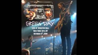 Green Day - Live at Webster Hall - CONCERT AUDIO - October 8, 2016