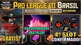 Recompensas da Final da Pro League 3, Vozes dos Personagens, 4º Slot de Habilidade e MAIS