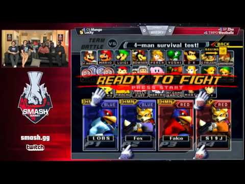 Mango/Lucky vs Zhu/Westballz - Doubles Tournament - Smash Summit