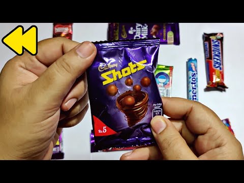 Cadbury shots chocolate Unwrapping Reversed l CHOCO TV l #shorts