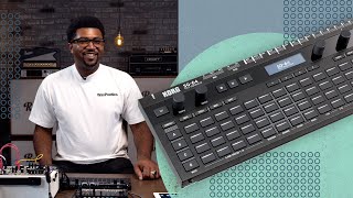 Video thumbnail for Korg SQ-64 Polyphonic Step Sequencer: Control Modular Rigs, Mobile Apps, Desktop Synths & More by Reverb