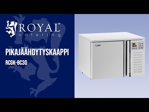 video - Kakkoslaatu Pikajäähdytyskaappi - 29.5 L - Royal Catering - jäähdytyskapasiteetti: 4/209