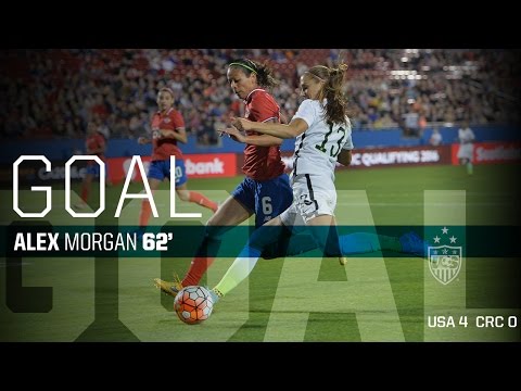 WNT vs. Costa Rica: Alex Morgan Second Goal - Feb. 10, 2016