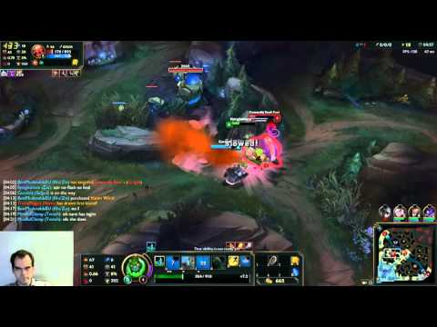 Zac vs Azir, mid lane, diamond, with commentary