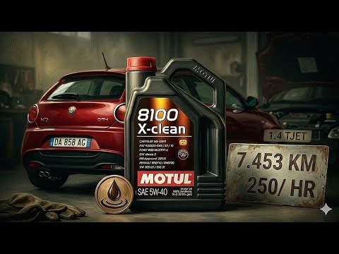Motul X-clean 5W40, ACEA C3: WHAT IS THE CONDITION OF THE OIL after 250 hours OF USE? 1.4 T-Jet, ...