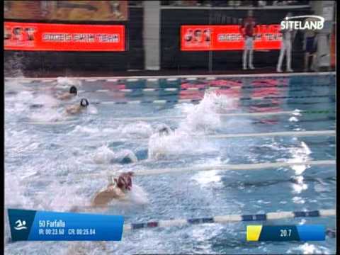 Serie 1 dei 50 Farfalla Juniores M - 7° Trofeo SOGEIS Montichiari