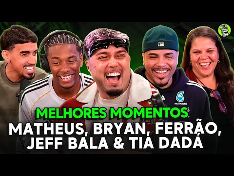 MATHEUS, BRYAN, FERRÃO, JEFF BALA & TIA DADÁ COLARAM NO PODPAH - MELHORES MOMENTOS