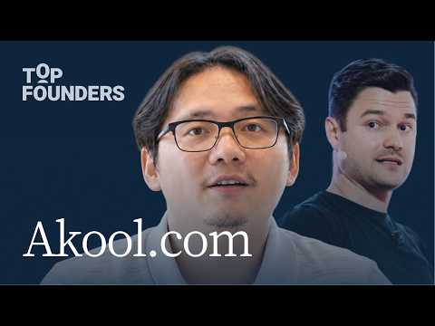 YouTube thumbnail for Akool founder interview