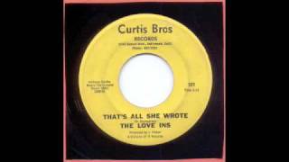 LOVE INS-THAT'S ALL SHE WROTE