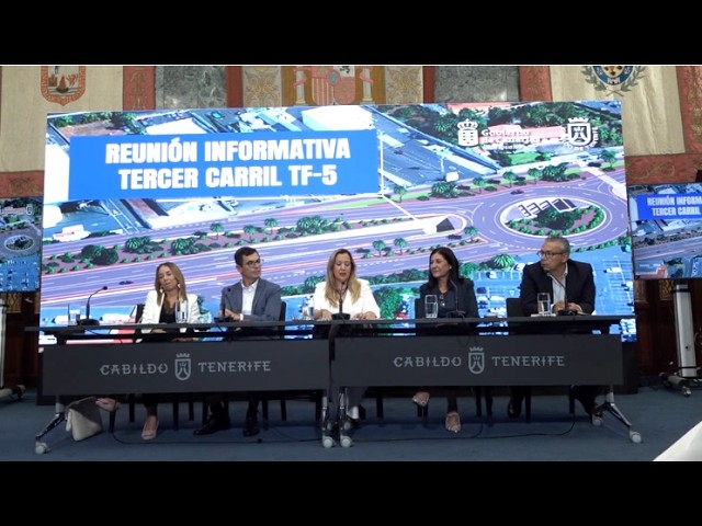Tercer carril de la TF-5 en Tenerife