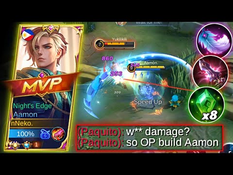 AAMON BEST COUNTER BUILD FOR HIGH SUSTAIN HERO! AAMON BEST BUILD 2022
