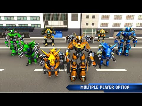 Bull Robot Car Transforming Games: Robot Shooting Cradley Creations Career Mode Gameplay