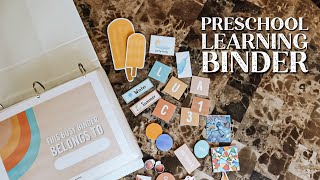 Preschool Learning Binder | Fun Educational Activity Ideas