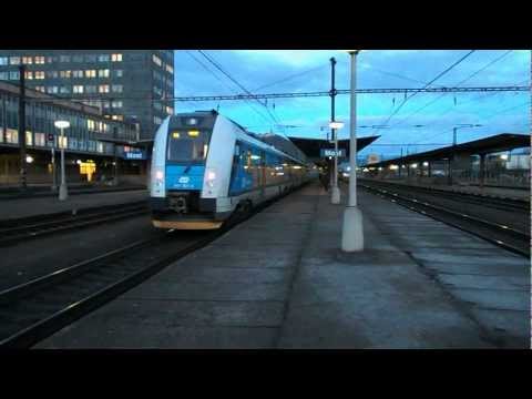 Příjezd vlaku Os 6804 (ČD 440.001) - Most, 2. 1. 2013