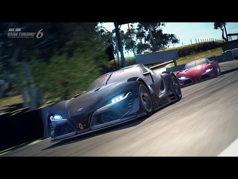 Thumbnail for Gran Turismo 6 - Toyota Vision Gran Turismo Gameplay @ Circuito De La Sierra by Toyota, Vision Gran Turismo, Toyota FT-1, Car