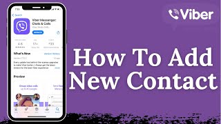 How to Add new Contact on Viber