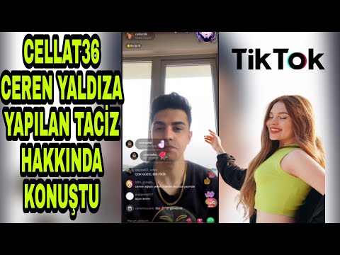 CELLAT36 CEREN YALDIZA YAPILAN TACİZ HAKKINDA KONUŞTU!!!!