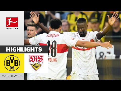 Resumen de B. Dortmund vs Stuttgart Matchday 28