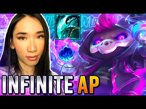 Infinite AP Nuke Veigar with New Monster Tamer Veigar skin | Luminum League of Legends