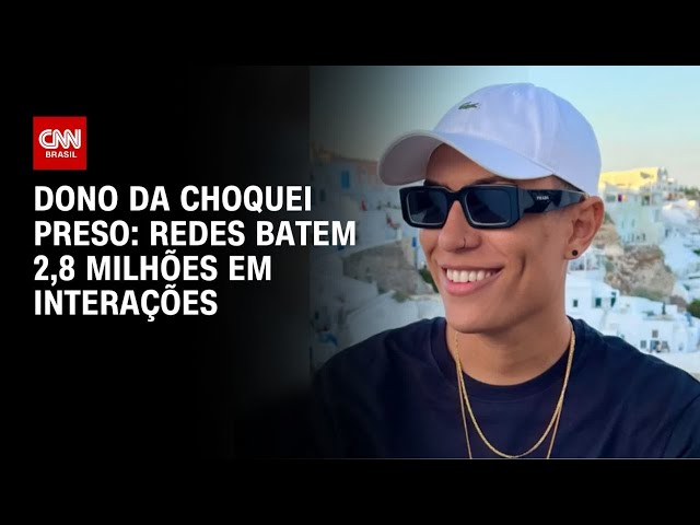 Prisão de dono da Choquei gera 2,8 milhões de interações nas redes | CNN 360°