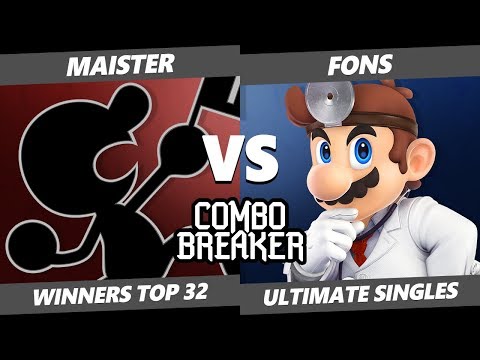 CB 2019 SSBU - SV KJS | Maister (Game & Watch) Vs. Fons (Dr. Mario) Smash Ultimate Tournament W T32