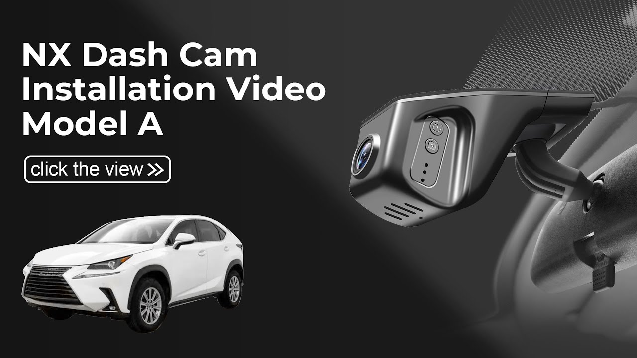Lexus NX 2018-2021 Dash Cam Installation Video 006B